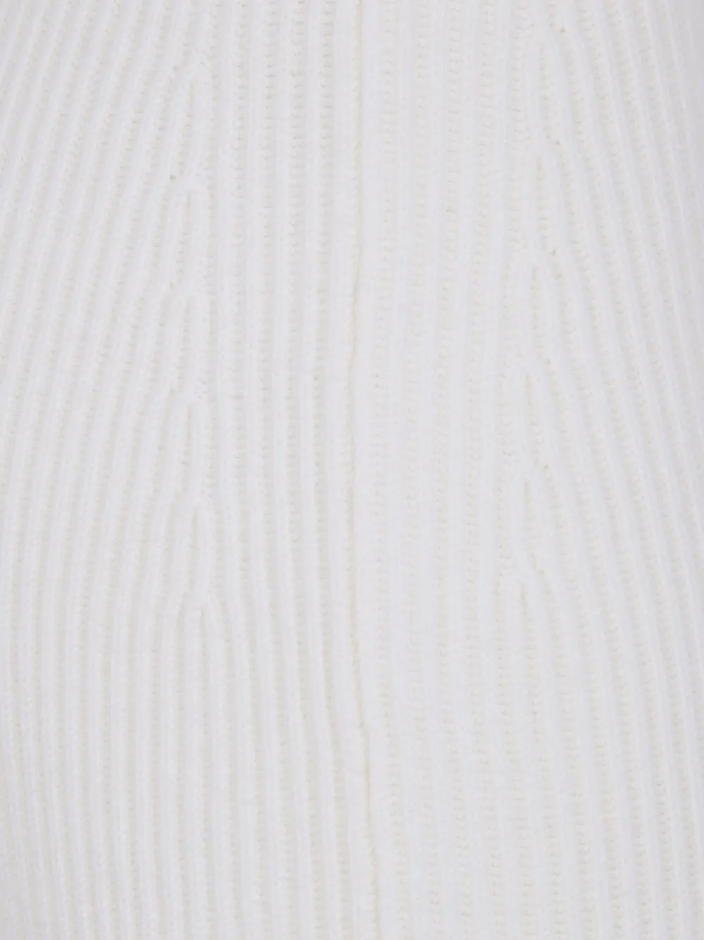 TWINSET Geribbelde rok met split Wit