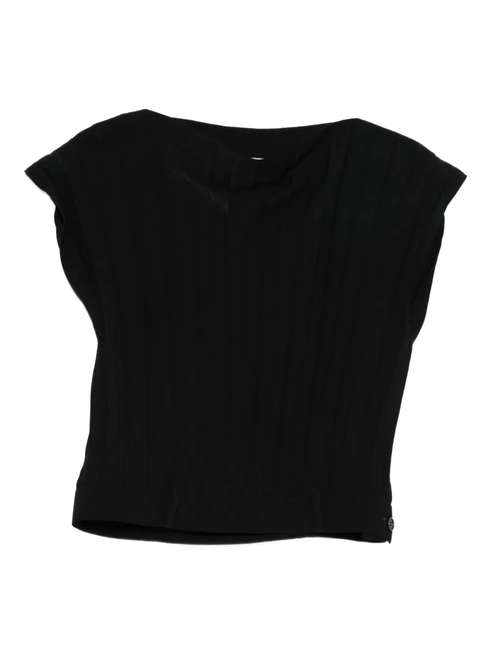 Aspesi Ribbed Top In Black