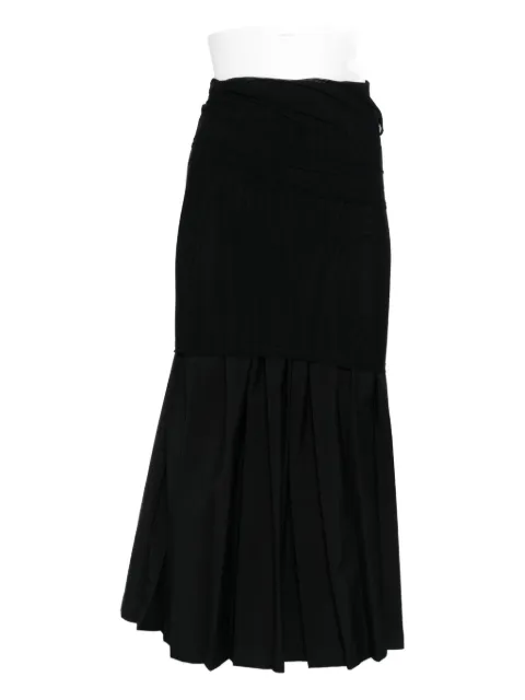 ASPESI asymmetric maxi skirt