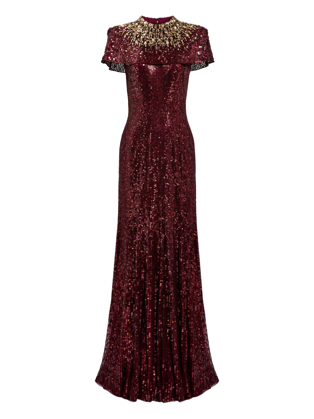 Jenny Packham Radiant sequin-embellished gown | Red | Image 1