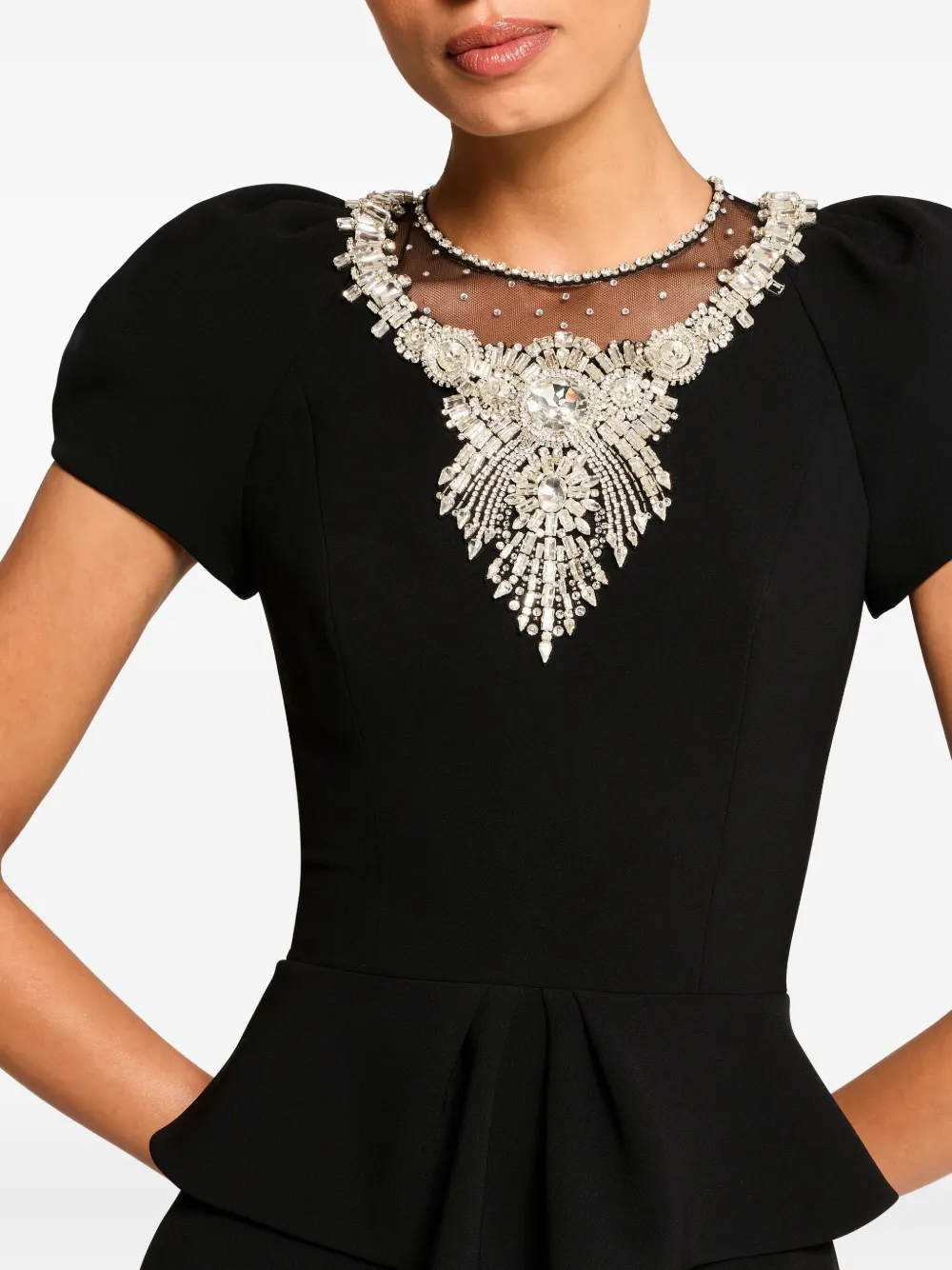 Jenny Packham Nocturne Maxi Dress In Black