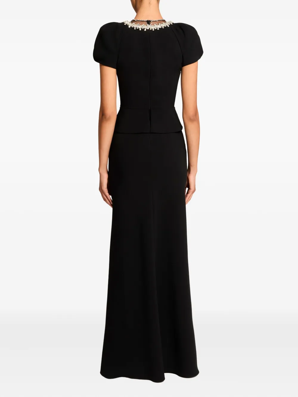 Jenny Packham Nocturne Maxi Dress In Black