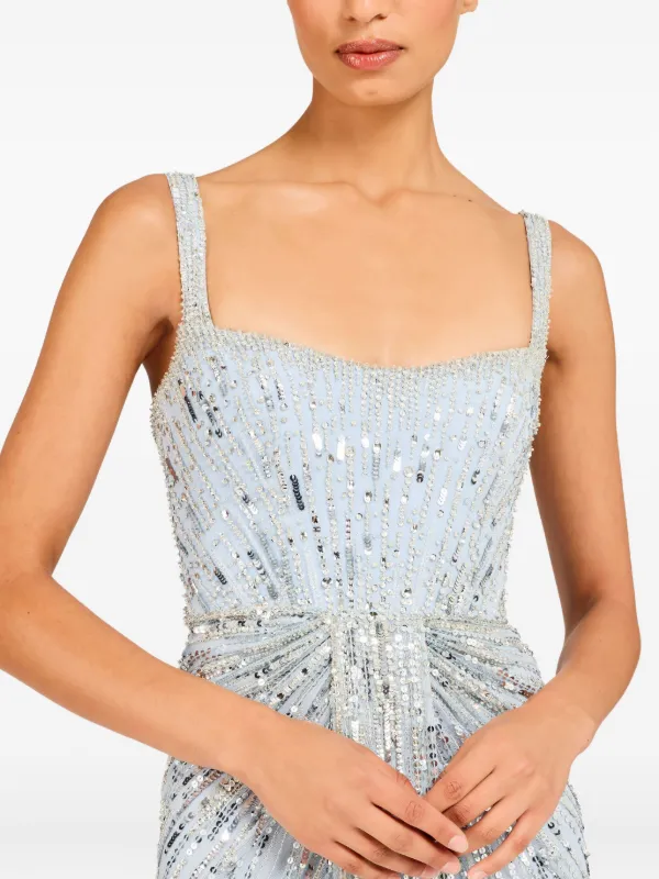 Jenny Packham Chrissy Embellished Dress | Blue | FARFETCH GE