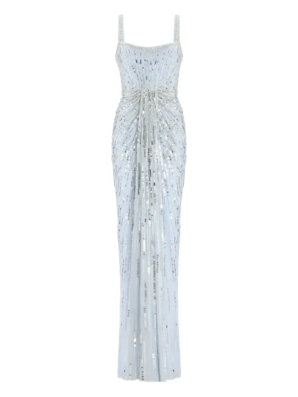 Jenny Packham Chrissy Embellished Dress - Blue Jenny Packham Chrissy Embellished Dress - Blue