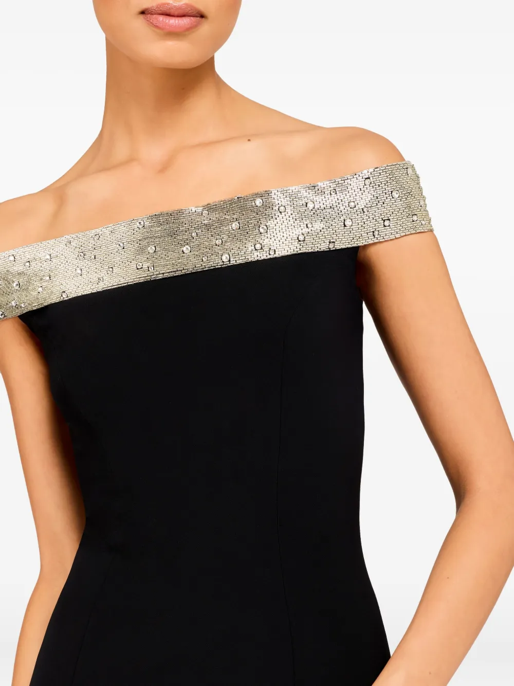 Jenny Packham Enigma Dress In Black