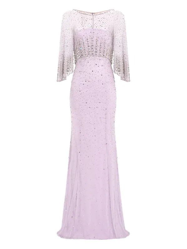 jenny packham evening dresses Jenny Packham Sequin Embellished Kiya Dress