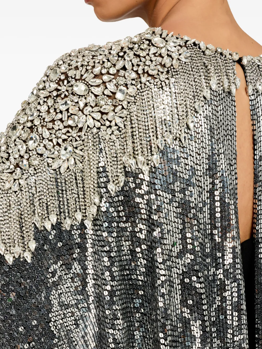 Jenny Packham Cassia Maxi Dress In Black