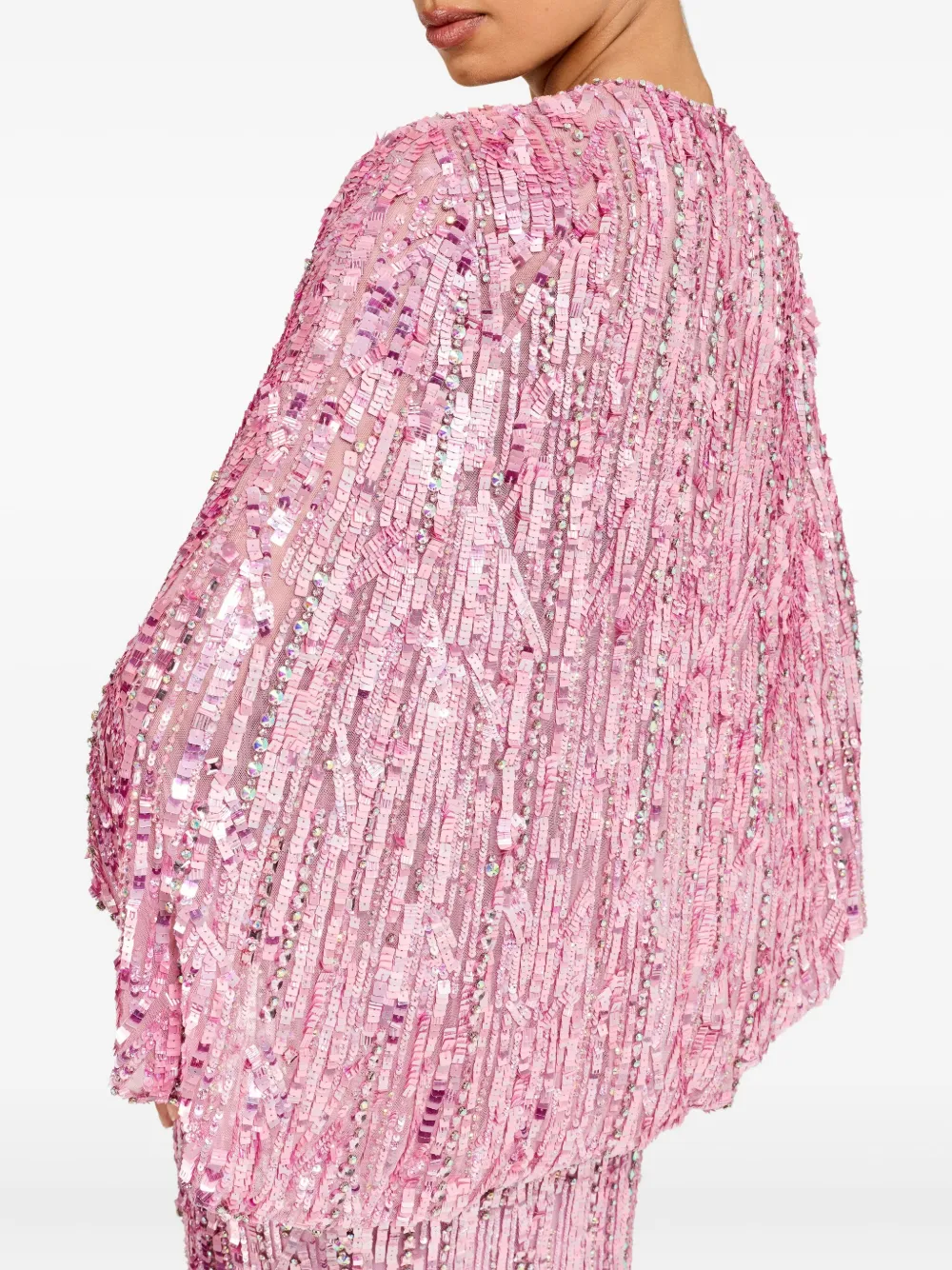 Jenny Packham Vulsa Maxi Dress In Pink