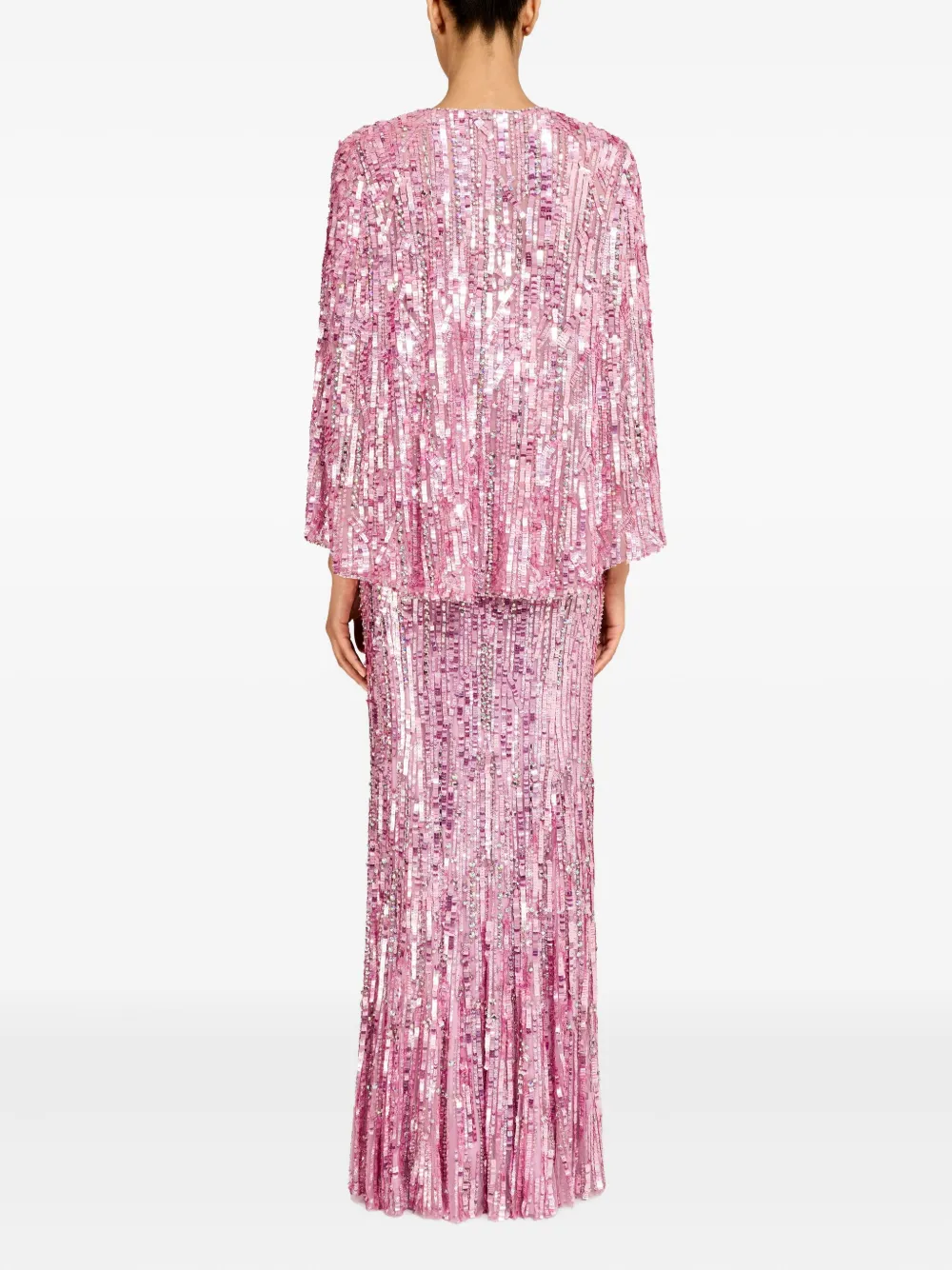 Jenny Packham Vulsa Maxi Dress In Pink