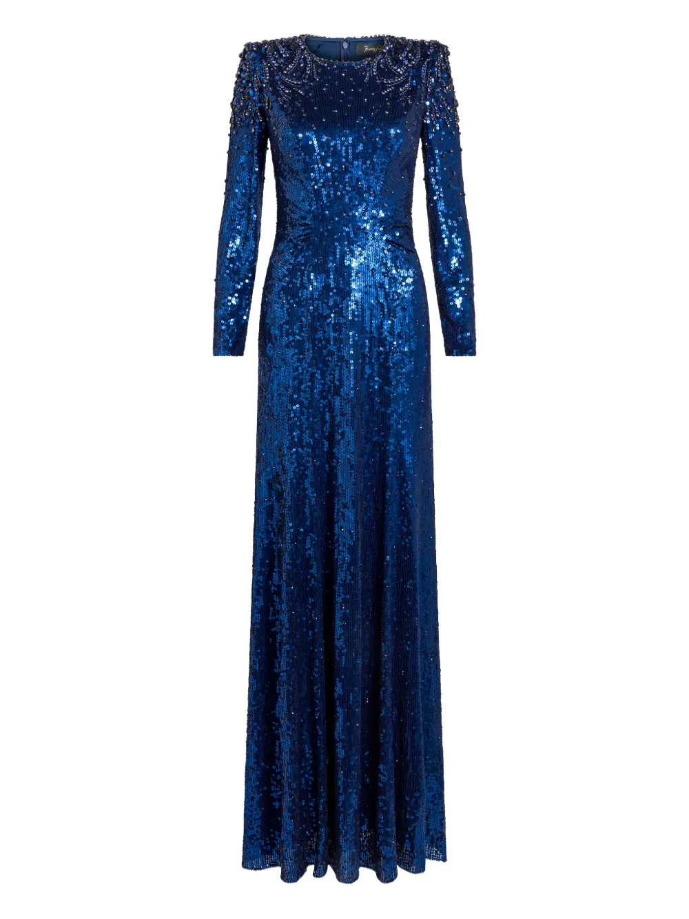 Jenny Packham sequin embellished dulcet dress - Blu