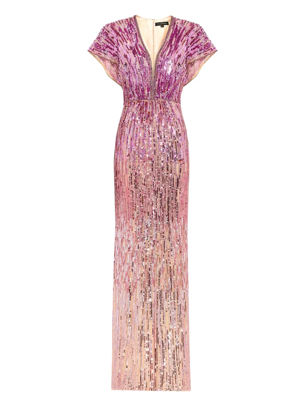 Jenny Packham Dusk Dress In Purple