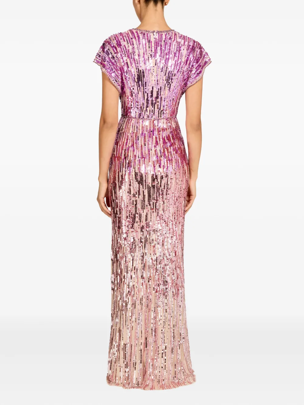 Jenny Packham Dusk Dress In Purple