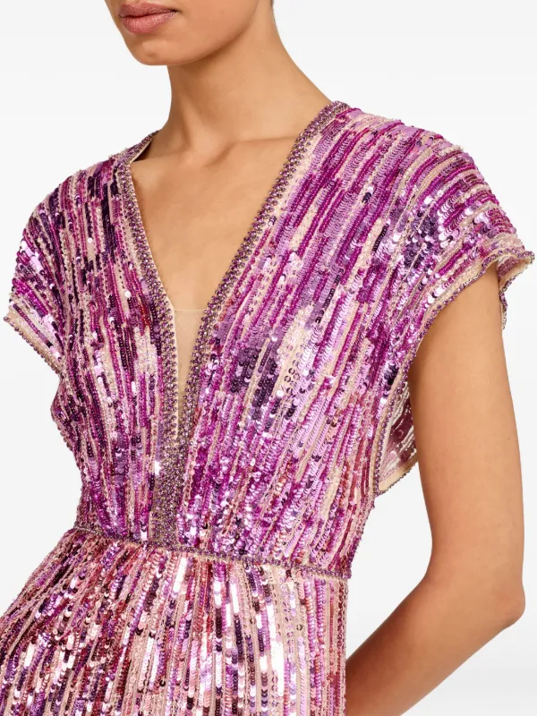 jenny packham purple dress Jenny Packham Roman Dress | Purple