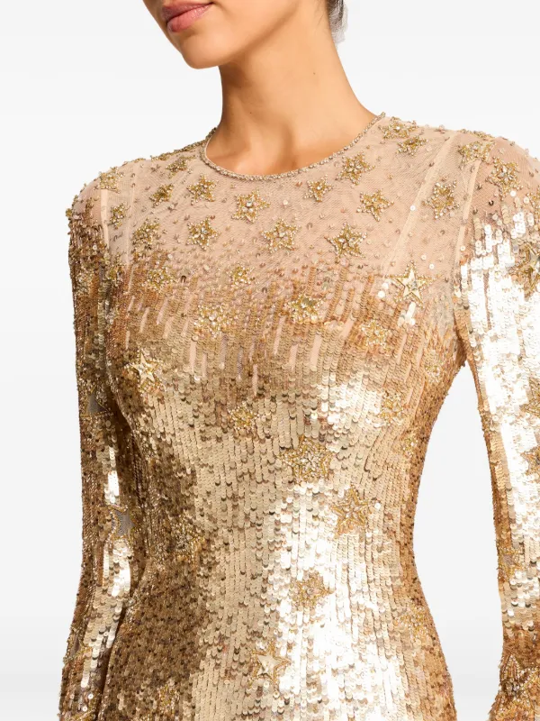 Jenny Packham Galatic Dress | Yellow | FARFETCH AU