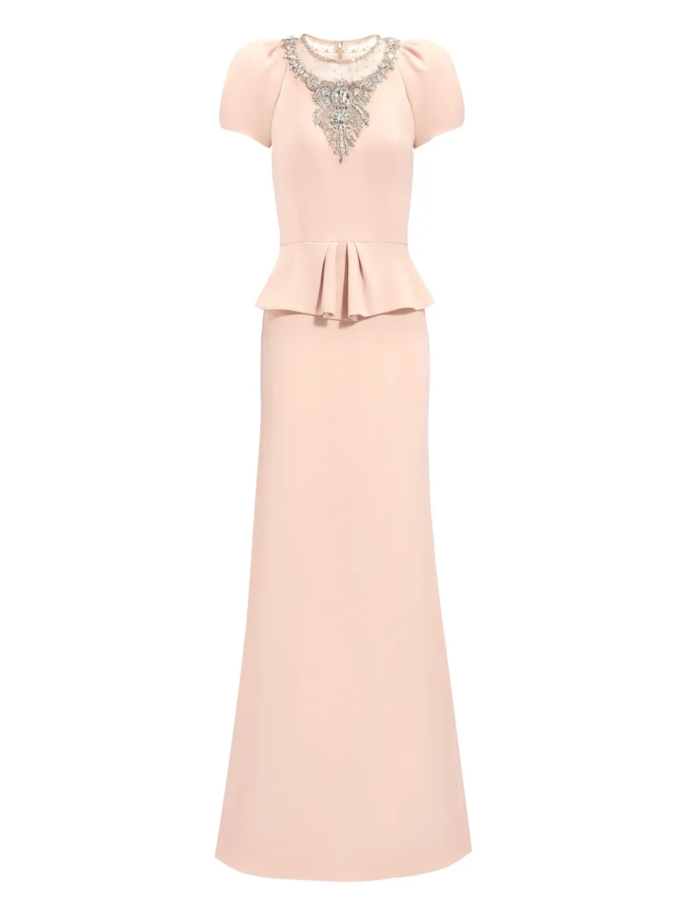 Jenny Packham Nocturne Maxi Dress In Pink
