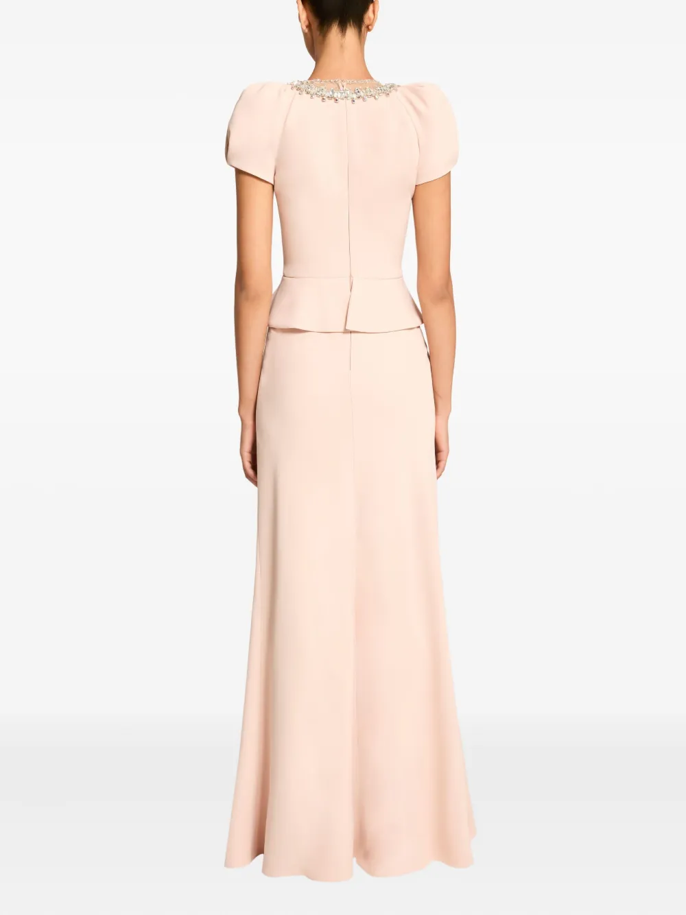 Jenny Packham Nocturne Maxi Dress In Pink