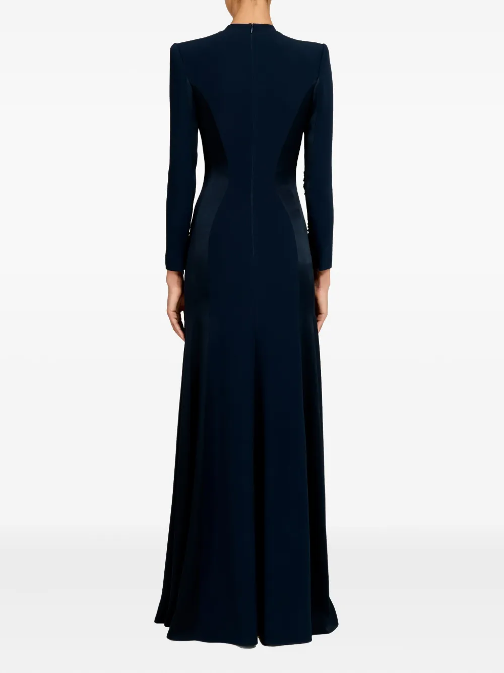 Jenny Packham Verfraaide maxi-jurk met lange mouwen - Blauw
