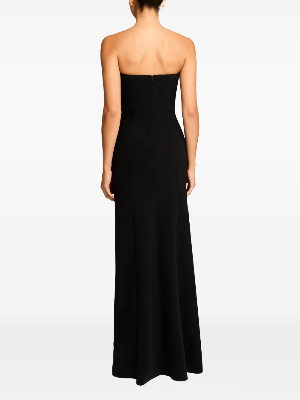 Jenny Packham Lust Strapless Maxi Dress In Black