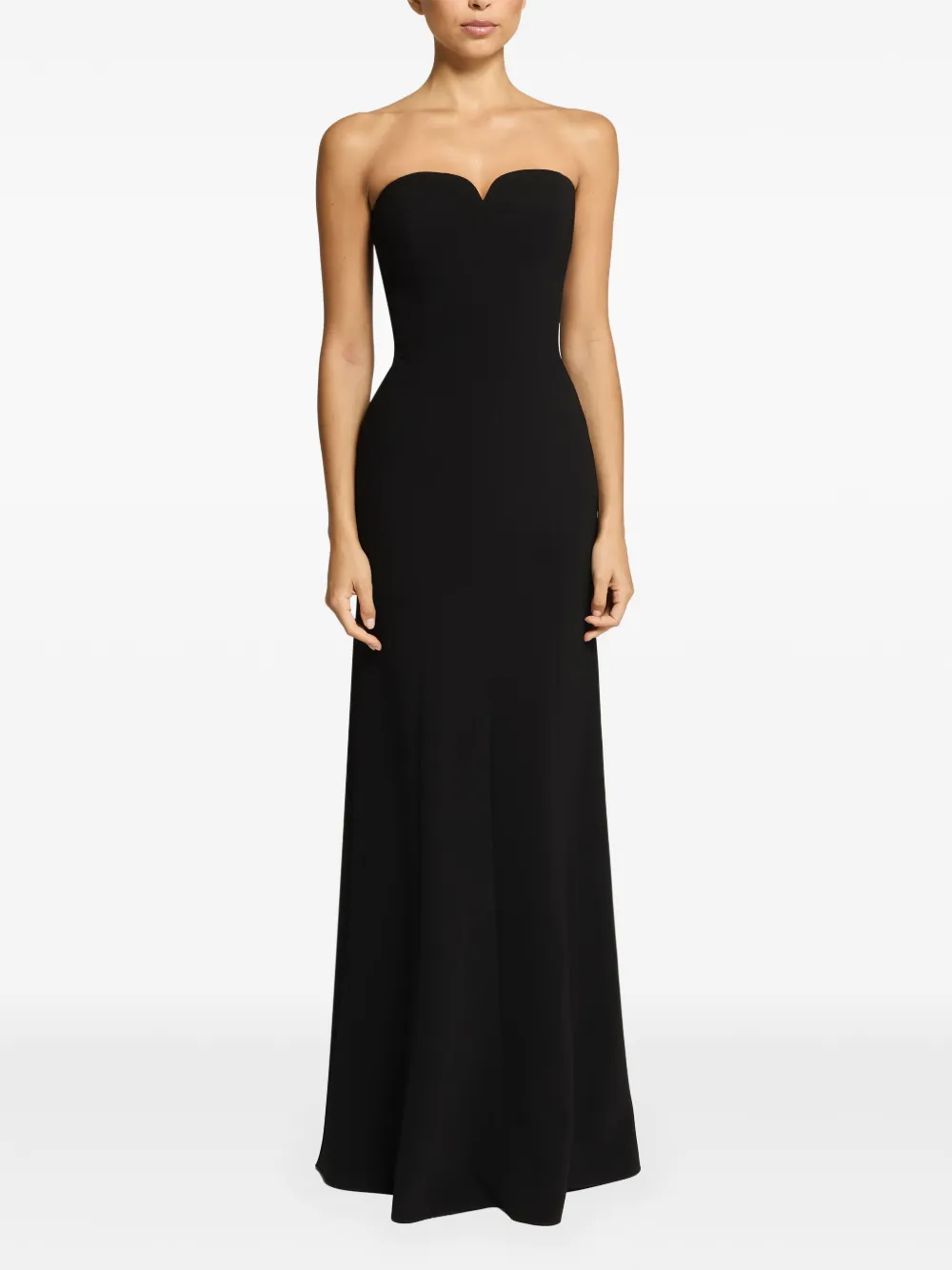 Jenny Packham Lust strapless maxi-jurk - Zwart