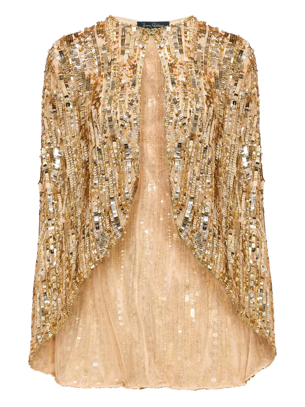 Jenny Packham Vulsa Maxi Dress In Gold