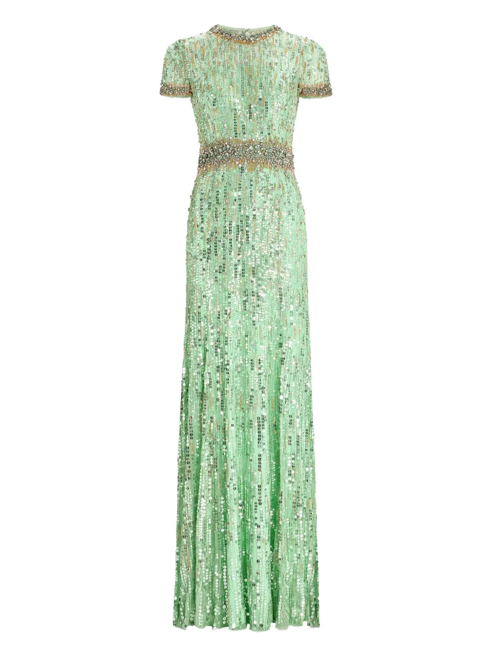 Jenny Packham Celeste Maxi Dress In Green