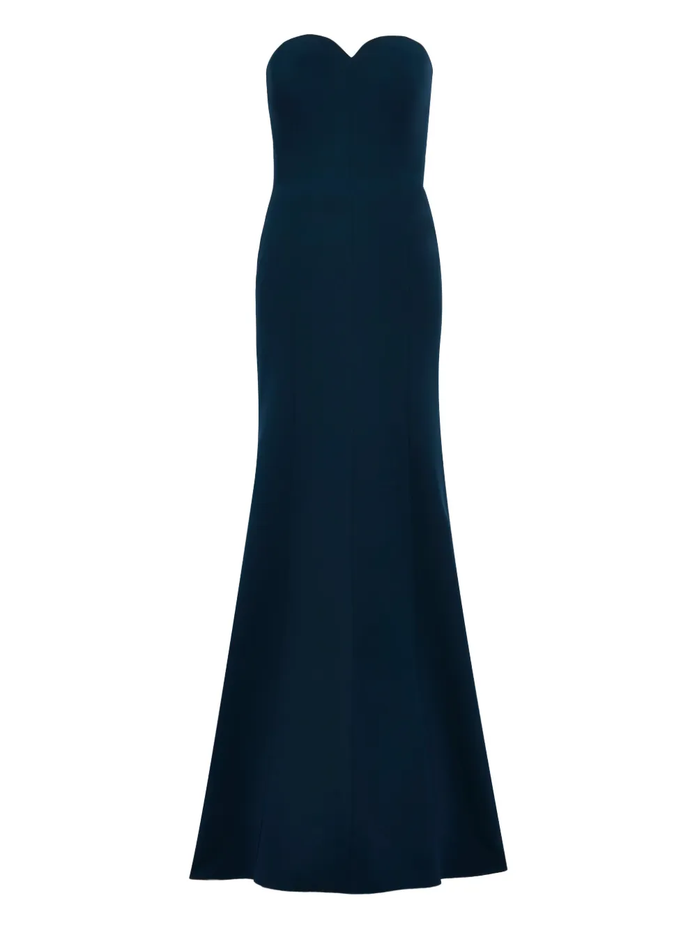 Jenny Packham Lust Strapless Maxi Dress In Blue