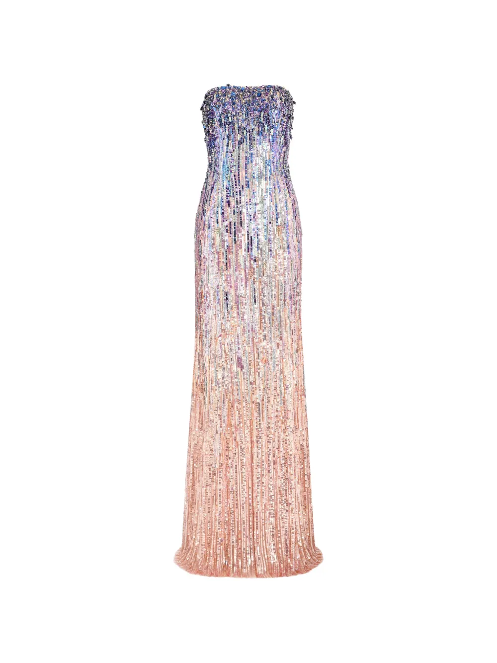 Jenny Packham Honesty sequin-embellished maxi dress - Purple