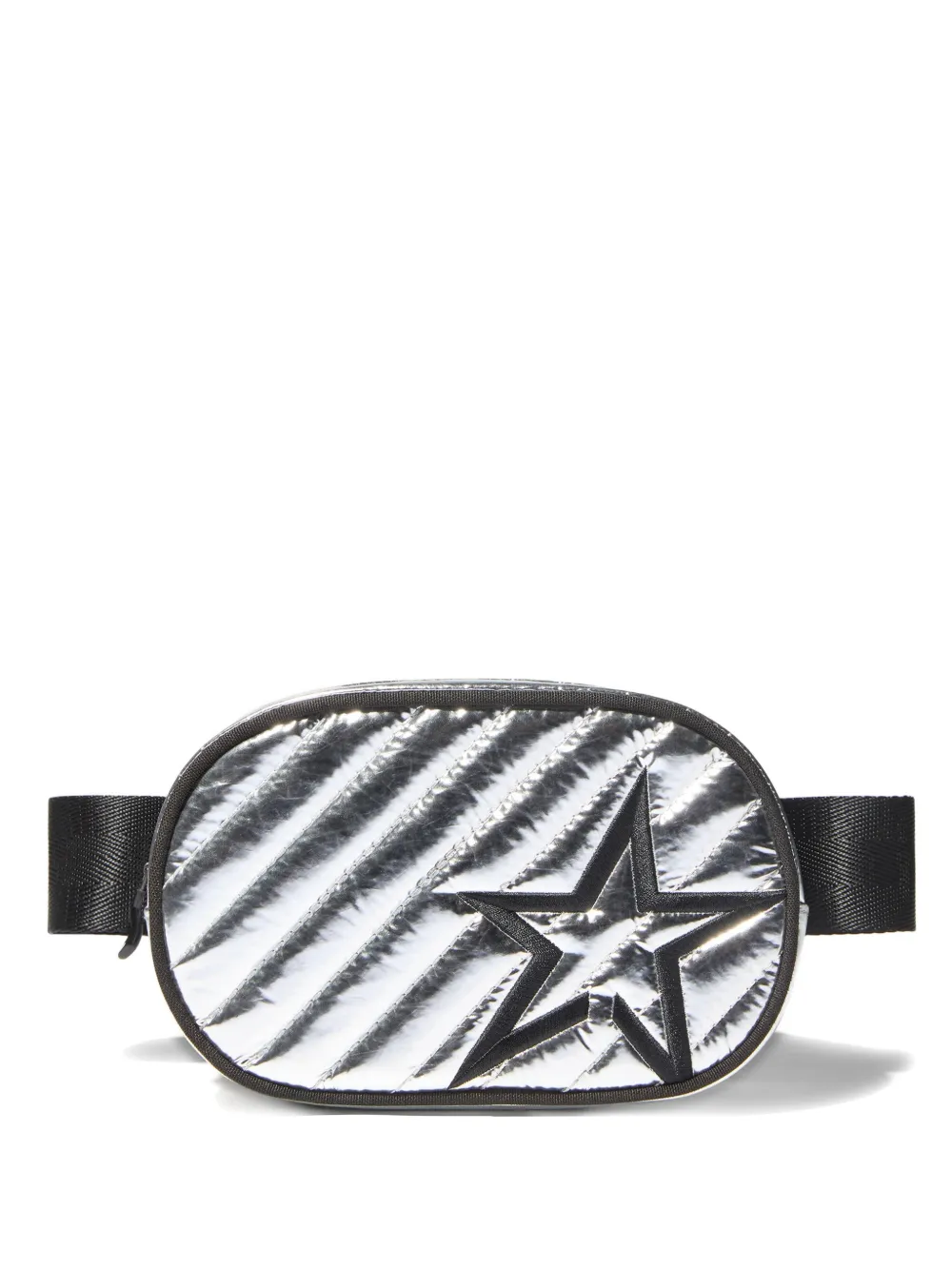 Perfect Moment Star-motif Quilted Mini Belt Bag In Gray
