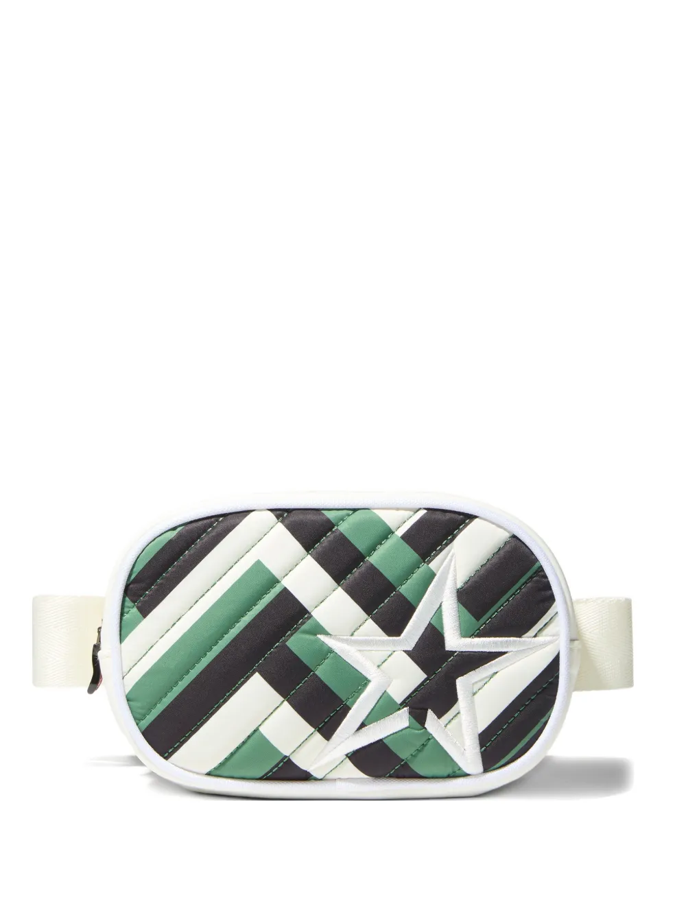 Perfect Moment Star-motif Quilted Mini Belt Bag In Black