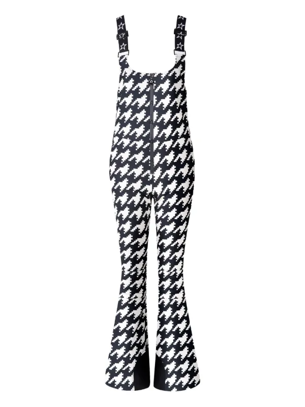 Perfect Moment JB Patterned Ski Bib in Black