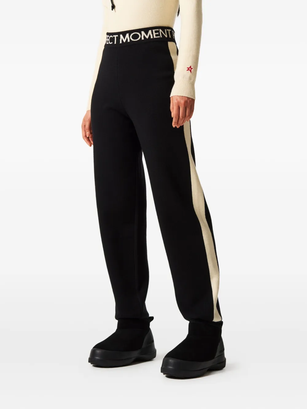 Perfect Moment Broek met logoband - Zwart