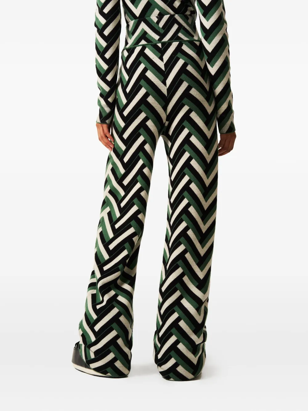 Perfect Moment Broek met wafelprint Groen