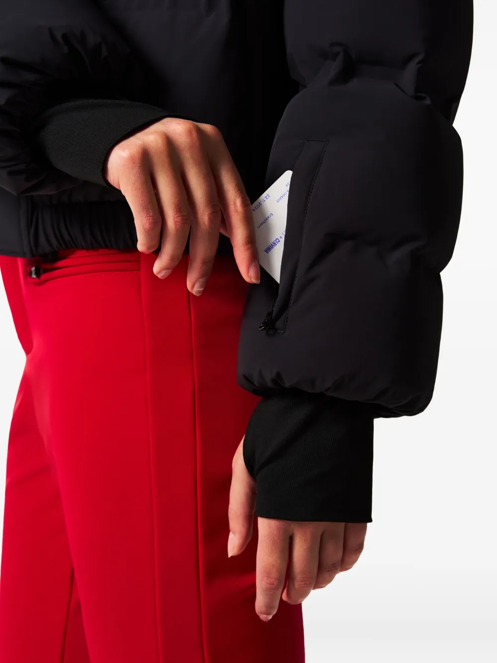 Perfect Moment Maya jack met capuchon Zwart