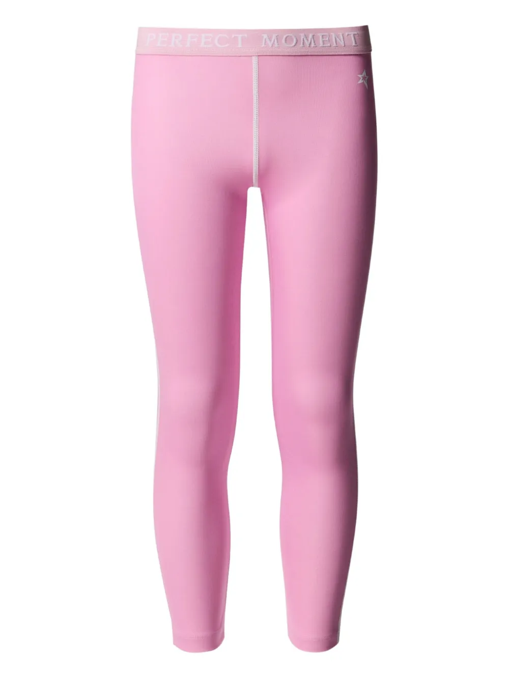 Perfect Moment logo-trim leggings - ピンク Perfect Moment logo-trim leggings - ピンク