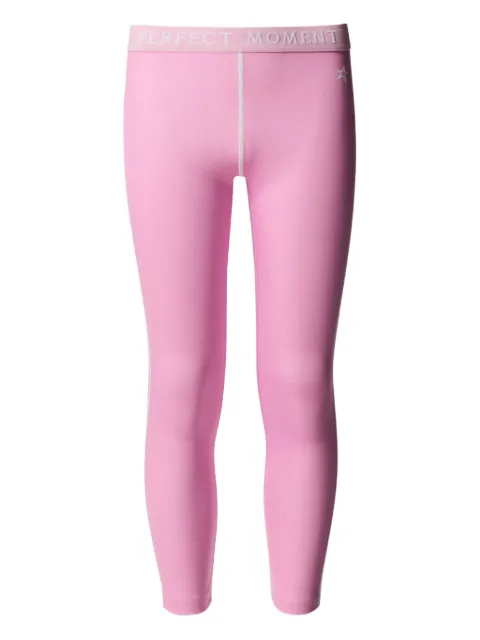 Perfect Moment logo-trim leggings