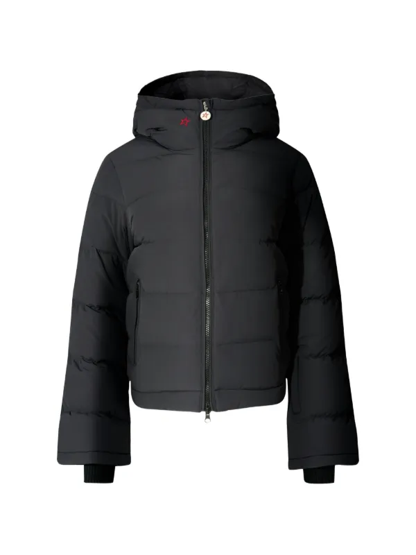 Perfect Moment Polar Flare Down Jacket in Black