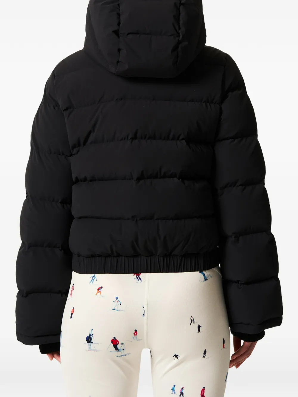 Perfect Moment Polar Flare Down Jacket in Black, view 4