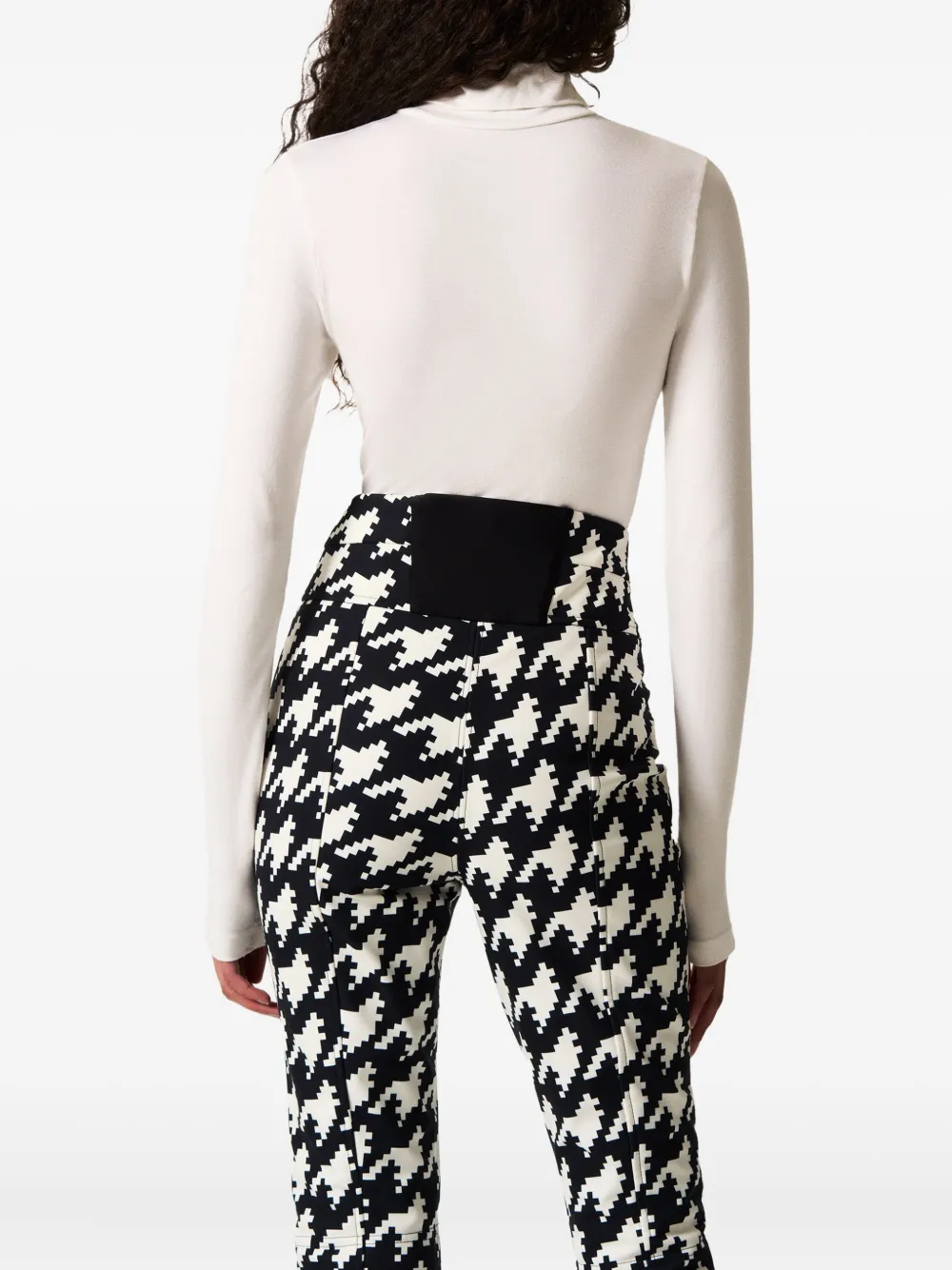 Perfect Moment Long-sleeve Star-embellished Sweater In White