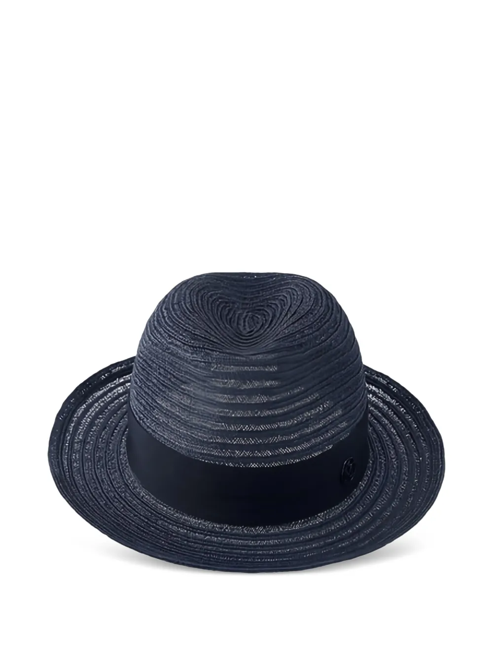 Maison Michel Jo trilby hoed met lint Blauw