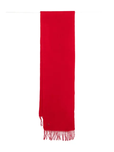 Lyle & Scott logo-embroidered scarf