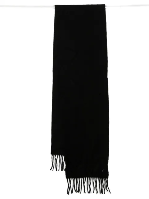 Lyle & Scott logo-embroidered scarf