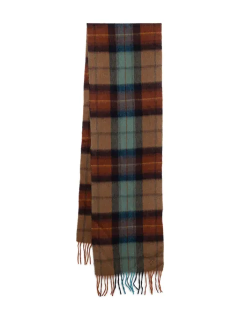 Lyle & Scott logo-embroidered scarf