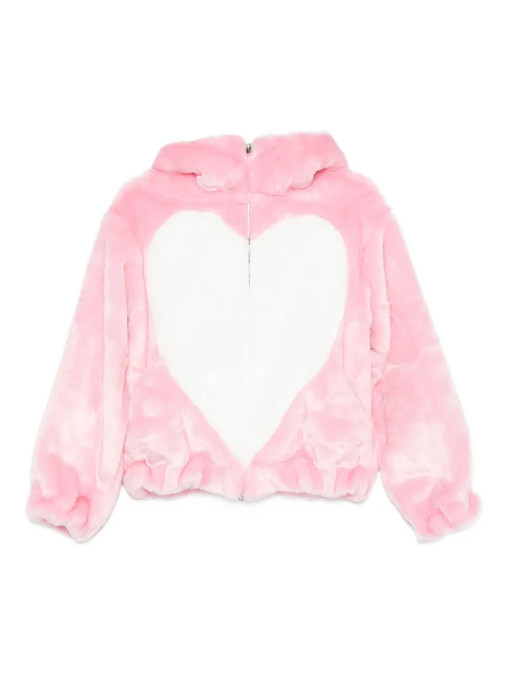 Kenzo Heart Bomber Jacket In Pink