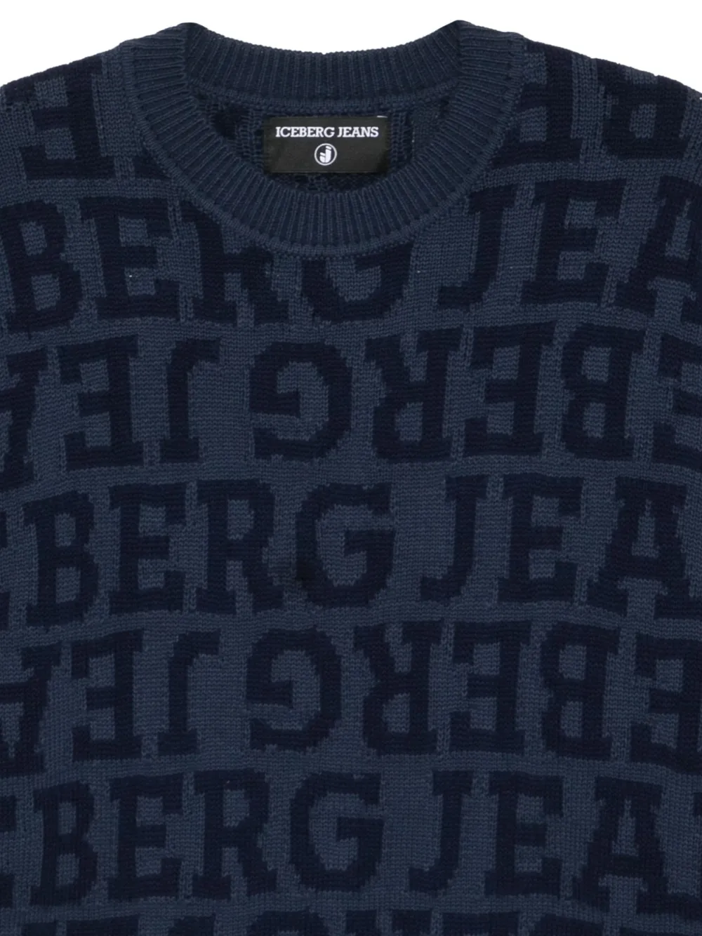 Iceberg Intarsia trui Blauw