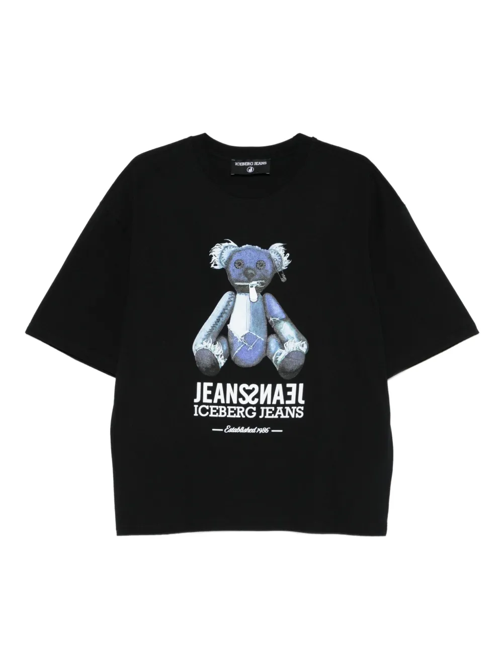 Iceberg Teddy-print T-shirt | Black | Image 1