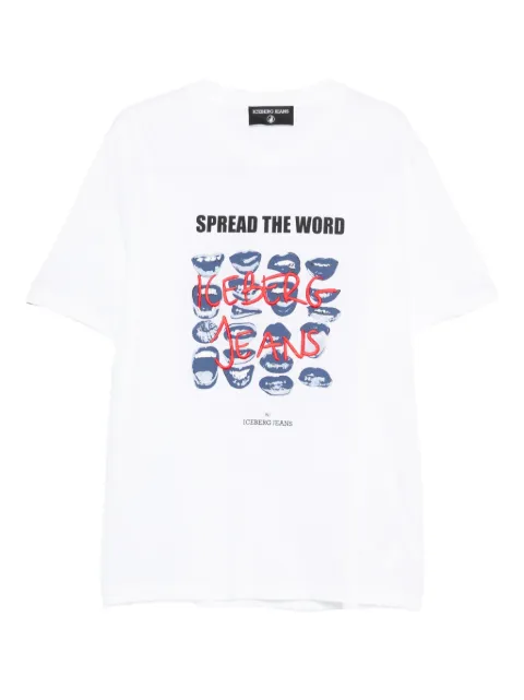 Iceberg mouth-print T-shirt