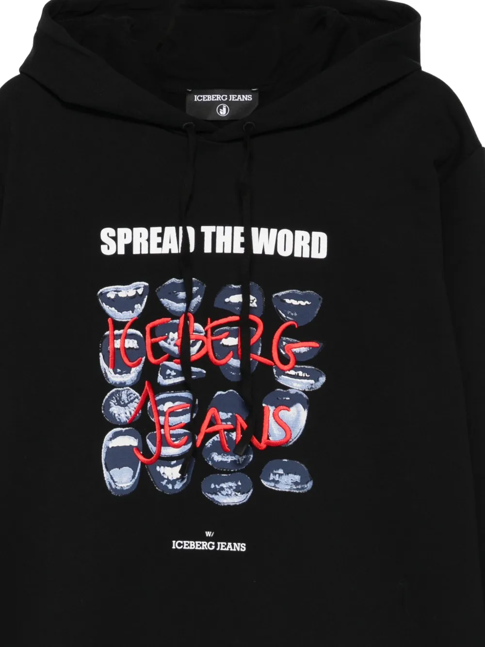 Iceberg Chill hoodie Zwart