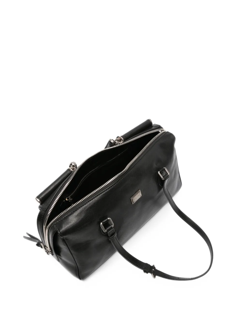 Dolce & Gabbana Leren reistas Zwart