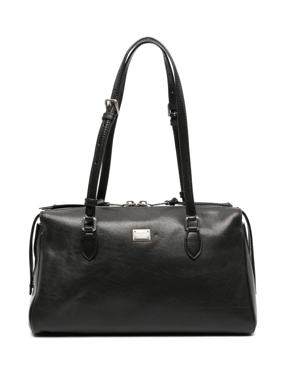 Dolce & Gabbana Leren reistas Zwart