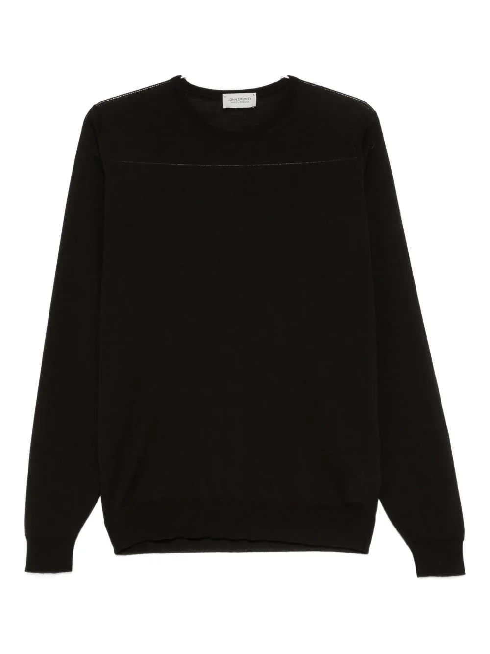 John Smedley Merino Wool Sweater In Black